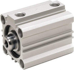 ARO/Ingersoll-Rand - 25mm Stroke x 32mm Bore Double Acting Air Cylinder - 1/8 Port, 5/16-24 Rod Thread, 140 Max psi, 15 to 140°F - Benchmark Tooling