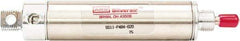 ARO/Ingersoll-Rand - 1" Stroke x 1-1/16" Bore Single Acting Air Cylinder - 1/8 Port, 5/16-24 Rod Thread, 200 Max psi, -40 to 160°F - Benchmark Tooling