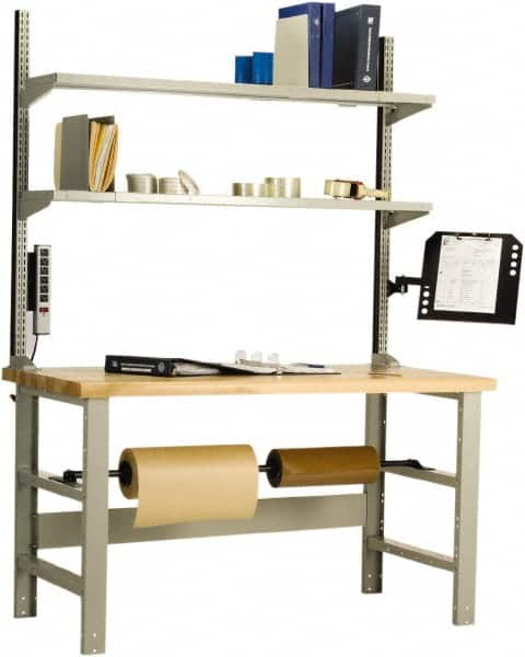 Rousseau Metal - 60" Wide, Packaging Work Station - 30" Deep, Holds up to 300 Lb - Benchmark Tooling