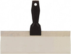 Hyde Tools - 12" Wide Flexible Blade Stainless Steel Joint Knife - Flexible, Polypropylene Handle - Benchmark Tooling