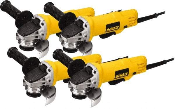 DeWALT - Electric Tool Combination Kits Tools: 4-1/2" Angle Grinder Amperage: 7.50 - Benchmark Tooling