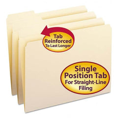 SMEAD - File Folders, Expansion Folders & Hanging Files Folder/File Type: File Folders with Top Tab Fastener Color: Manila - Benchmark Tooling
