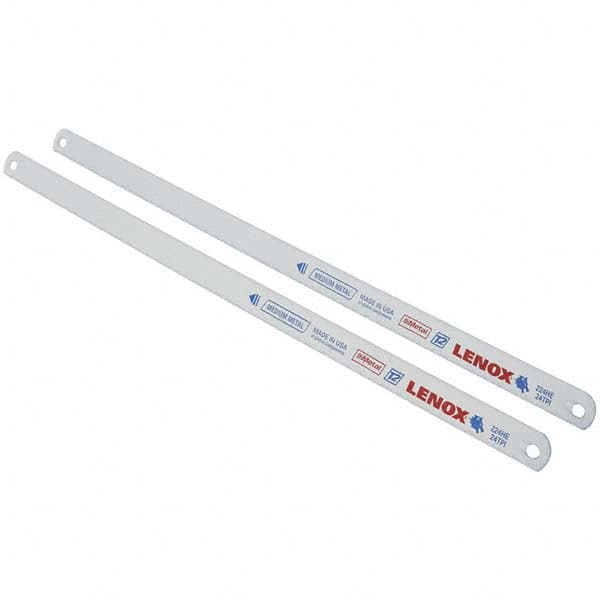 Lenox - Hand Hacksaw Blades Blade Material: Bi-Metal Blade Length (Inch): 12 - Benchmark Tooling