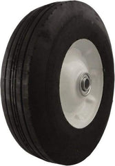 Marathon Industries - 10 Inch Diameter x 2-1/2 Inch Wide, Rubber Caster Wheel - 300 Lb. Capacity, 2-5/16 Inch Hub Length, 5/8 Inch Axle Diameter - Benchmark Tooling