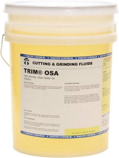 Master Fluid Solutions - 5 Gal Pail Sulfur Oil Additive - High Lubricity - Benchmark Tooling