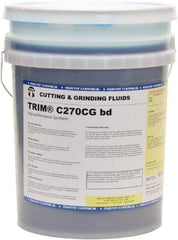 Master Fluid Solutions - Trim C270CG bd, 5 Gal Pail Cutting & Grinding Fluid - Synthetic, For Cutting, Grinding - Benchmark Tooling