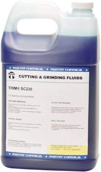 Master Fluid Solutions - Trim SC230, 1 Gal Bottle Cutting Fluid - Semisynthetic - Benchmark Tooling