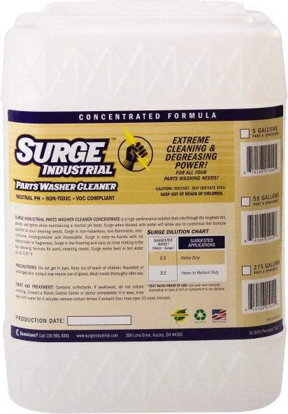 Surge Industrial - 5 Gal Pail Parts Washer Fluid - Water-Based - Benchmark Tooling