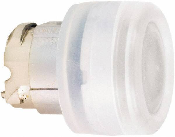 Schneider Electric - 22mm Mount Hole, Flush, Pushbutton Switch Only - Round, White Pushbutton, Nonilluminated, Momentary (MO) - Benchmark Tooling