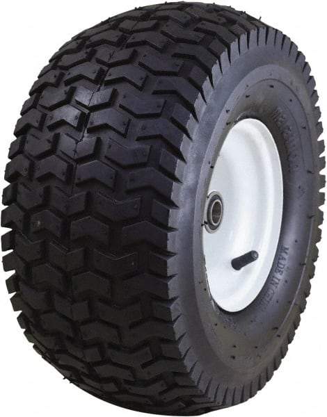 Marathon Industries - 6-7/64" Wide x 15" High x 7" Deep Turf Pneumatic Hand Truck Tire - 400 Lb Load Capacity - Benchmark Tooling