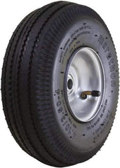 Marathon Industries - 3-19/64" Wide x 10-1/2" High x 4" Deep Sawtooth Pneumatic Hand Truck Tire - 300 Lb Load Capacity - Benchmark Tooling