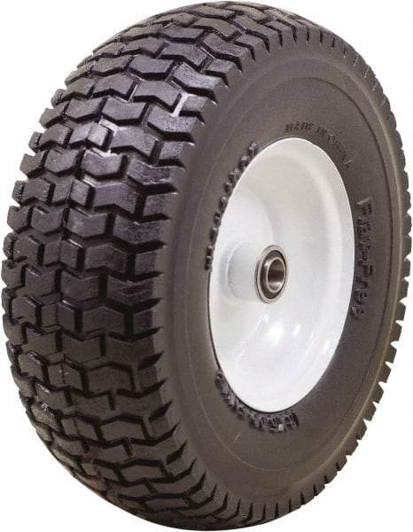 Marathon Industries - 4-1/2" Wide x 13" High x 7" Deep Turf Flat Free Hand Truck Tire - 400 Lb Load Capacity - Benchmark Tooling