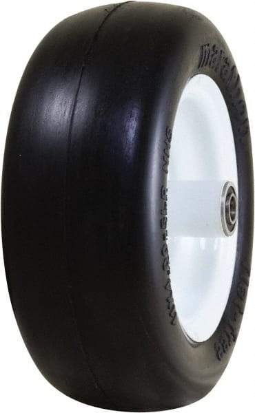 Marathon Industries - 4" Wide x 11" High x 5" Deep Flat Free Hand Truck Tire - 400 Lb Load Capacity - Benchmark Tooling