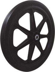 Marathon Industries - 1-27/32" Wide x 20" High x 2" Deep Flat Free Hand Truck Tire - 250 Lb Load Capacity - Benchmark Tooling
