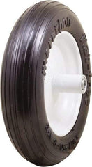 Marathon Industries - 3-13/64" Wide x 13" High x 6" Deep Flat Free Hand Truck Tire - 300 Lb Load Capacity - Benchmark Tooling