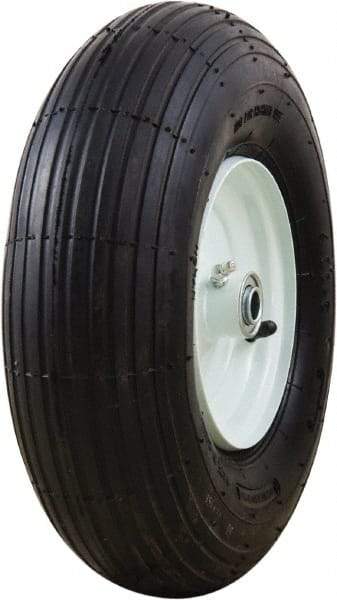 Marathon Industries - 3-45/64" Wide x 13" High x 4" Deep Pneumatic Hand Truck Tire - 300 Lb Load Capacity - Benchmark Tooling