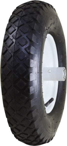 Marathon Industries - 3-25/64" Wide x 15-1/2" High x 6" Deep Pneumatic Hand Truck Tire - 400 Lb Load Capacity - Benchmark Tooling