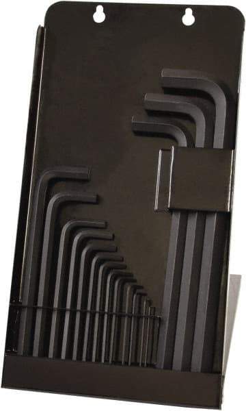 Bondhus - 16 Piece L-Key Ball End Hex Key Set - Hex Range 0.05 to 5/8", Protanium High Torque Steel - Benchmark Tooling