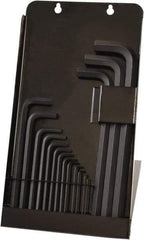 Bondhus - 16 Piece L-Key Ball End Hex Key Set - Hex Range 0.05 to 5/8", Protanium High Torque Steel - Benchmark Tooling