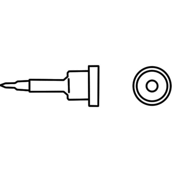 Weller - Soldering Iron Tips; Type: Chisel Tip ; For Use With: WSP 80, WP 80, WXP 80 Pencils - Exact Industrial Supply