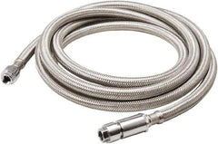 B&K Mueller - 1/4" Compression Inlet, 1/4" Compression Outlet, Stainless Steel Icemaker Connector - Use with Ice Makers - Benchmark Tooling