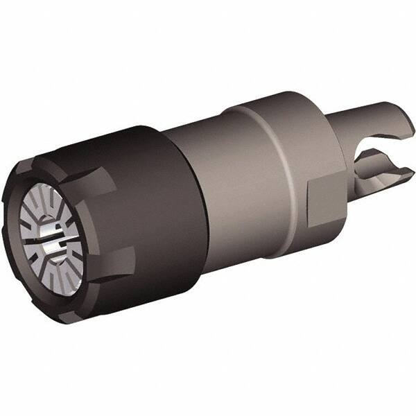 Kennametal - 0.02" to 13/32" Capacity, 40mm Projection, Modular Connection, ER16 Collet Chuck - 54.29mm OAL, 20mm Shank Diam - Exact Industrial Supply