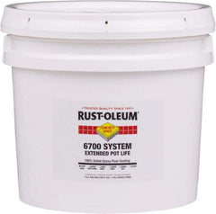 Rust-Oleum - 2 Gal Pail Dunes Tan Epoxy Floor Coating - 100 Sq Ft/Gal Coverage, <100 g/L g/L VOC Content, Low Odor & Low VOC - Benchmark Tooling