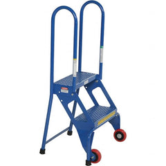 Vestil - 42-5/16" High 350 Lb Capacity 2 Step Foldup - Benchmark Tooling