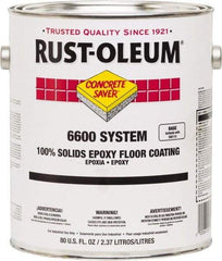 Rust-Oleum - 1 Gal Can Silver Gray 100% Solids Epoxy - 100 Sq Ft/Gal Coverage, <50 g/L VOC Content, Abrasion & Impact Resistance, Easy to Maintain, Durable, Withstands Intermittent Chemical Spills & Low-Viscosity Formula - Benchmark Tooling