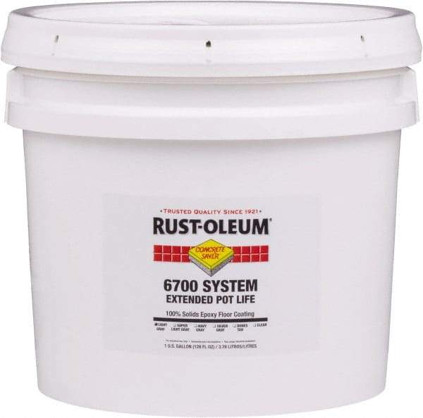 Rust-Oleum - 1 Gal Clear Epoxy Floor Coating - Low Odor & Low VOC - Benchmark Tooling