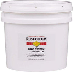 Rust-Oleum - 2 Gal Pail Clear Epoxy Floor Coating - 100 Sq Ft/Gal Coverage, <100 g/L g/L VOC Content, Low Odor & Low VOC - Benchmark Tooling