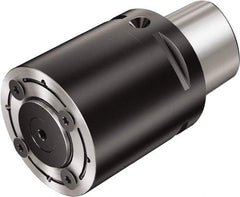 Sandvik Coromant - C8;Y38;Y38 System Size, Modular Tool Holding System Adapter - 95mm Projection, 80mm Body Diam, 5.7244" OAL - Exact Industrial Supply