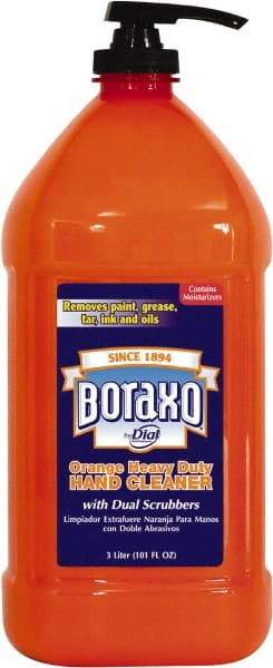 Boraxo - 3 L Pump Bottle Liquid Soap - Orange (Color), Orange Scent - Benchmark Tooling