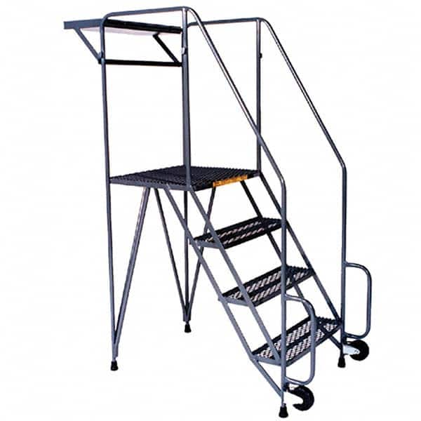 Ballymore - Rolling & Wall Mounted Ladders & Platforms Type: TiltNRoll Rolling Ladder Style: Tip-N-Roll Mobile Ladder - Benchmark Tooling