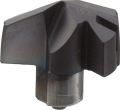 Iscar - Series ICP, 19.41mm Diam Grade IC908 140° Replaceable Drill Tip - Carbide, TiAlN Finish, 19 Seat Size - Benchmark Tooling