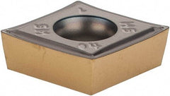 Iscar - CCMT431 SM Grade IC807 Carbide Turning Insert - TiAlN Finish, 80° Diamond, 1/2" Inscr Circle, 3/16" Thick, 1/64" Corner Radius - Benchmark Tooling