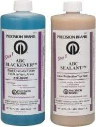 Precision Brand - 1 Quart Bottle ABC Blackener and Sealant Kit - (2) 32 Fluid Ounce Bottles - Benchmark Tooling