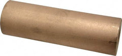 Made in USA - 2 Inch Outside Diameter x 6-1/2 Inch Long, Bronze Round Tube - 1 Inch Inside Diameter, Alloy SAE 841 Oil Impregnated Bronze, 5 Lb. Shipping Weight - Benchmark Tooling
