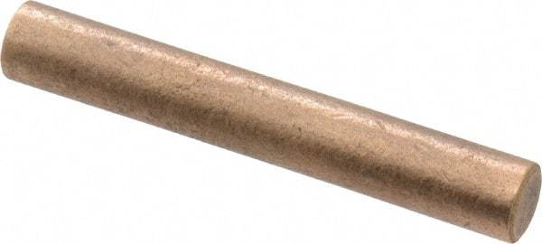 Made in USA - 1/4 Inch Diameter x 2 Inch Long, Oil Impregnated Bronze Round Rod - Alloy SAE 841 - Benchmark Tooling
