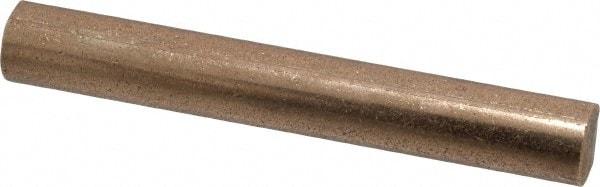Made in USA - 3/8 Inch Diameter x 3 Inch Long, Oil Impregnated Bronze Round Rod - Alloy SAE 841 - Benchmark Tooling