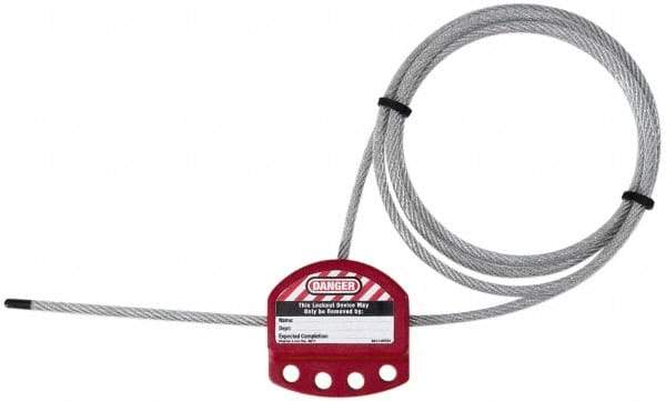 NMC - Cable Lockouts Cable Length (Feet): 6 Number of Lockout Points: 4 - Benchmark Tooling
