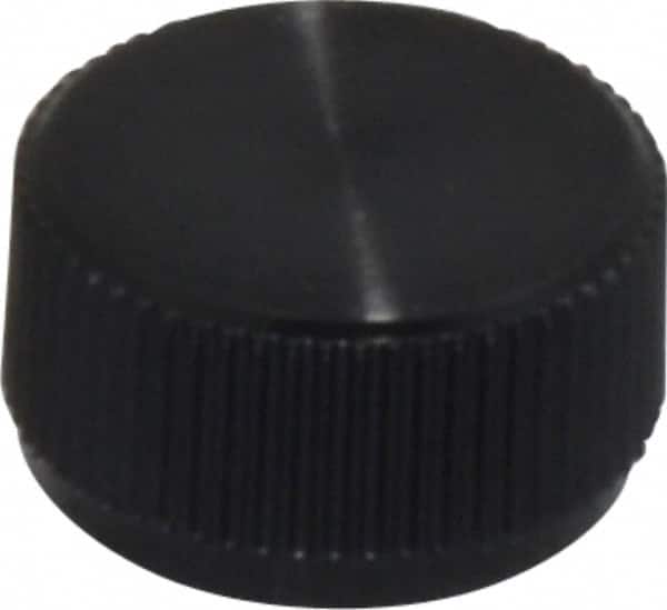 Made in USA - Knurled Plastic Thumb Screw - 5/16" OAL, 5/16" Head Diam x 11/64" Head Height - Benchmark Tooling