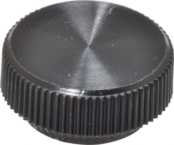 Made in USA - Knurled Plastic Thumb Screw - 1/2" OAL, 1/2" Head Diam x 7/32" Head Height - Benchmark Tooling