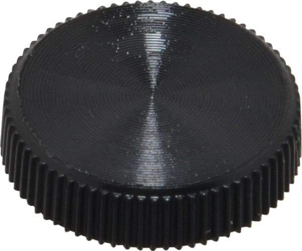Made in USA - Knurled Plastic Thumb Screw - 5/8" OAL, 5/8" Head Diam x 1/4" Head Height - Benchmark Tooling