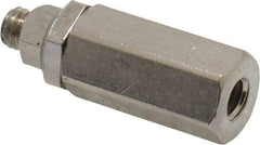 Specialty Mfr - 10-32 Female x Male Universal Check Valve - 0.06 CV Rate, 2.5 CFM, 150 Max psi - Benchmark Tooling