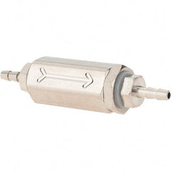 Specialty Mfr - 1/16" Barb x Barb Universal Check Valve - 0.03 CV Rate, 1.5 CFM, 150 Max psi - Benchmark Tooling