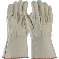 PIP - Size Universal Burlap & Cotton Canvas Lined Cotton Canvas Hot Mill Glove - Benchmark Tooling