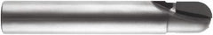 RobbJack - 1/8" Diam, 1/8" Shank Diam, 1/4" Length of Cut, 2 Flute Ball End Straight Router Bit - 1-1/2" Overall Length, Right Hand Cut, Solid Carbide - Benchmark Tooling