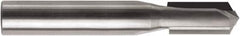 RobbJack - 3mm Diam, 3mm Shank Diam, 8mm Length of Cut, 2 Flute Drill Point End Straight Router Bit - 1-1/2" Overall Length, Right Hand Cut, Solid Carbide - Benchmark Tooling