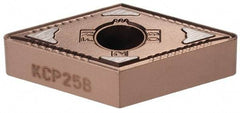 Kennametal - DNMG432 FN Grade KCP25B Carbide Turning Insert - TiOCN Finish, 55° Diamond, 1/2" Inscr Circle, 3/16" Thick, 1/32" Corner Radius - Benchmark Tooling
